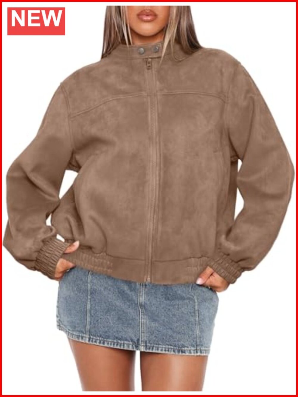 Women's Faux Leather Motorcycle Bomber Jacket Oversized Y2K Retro Coat Long